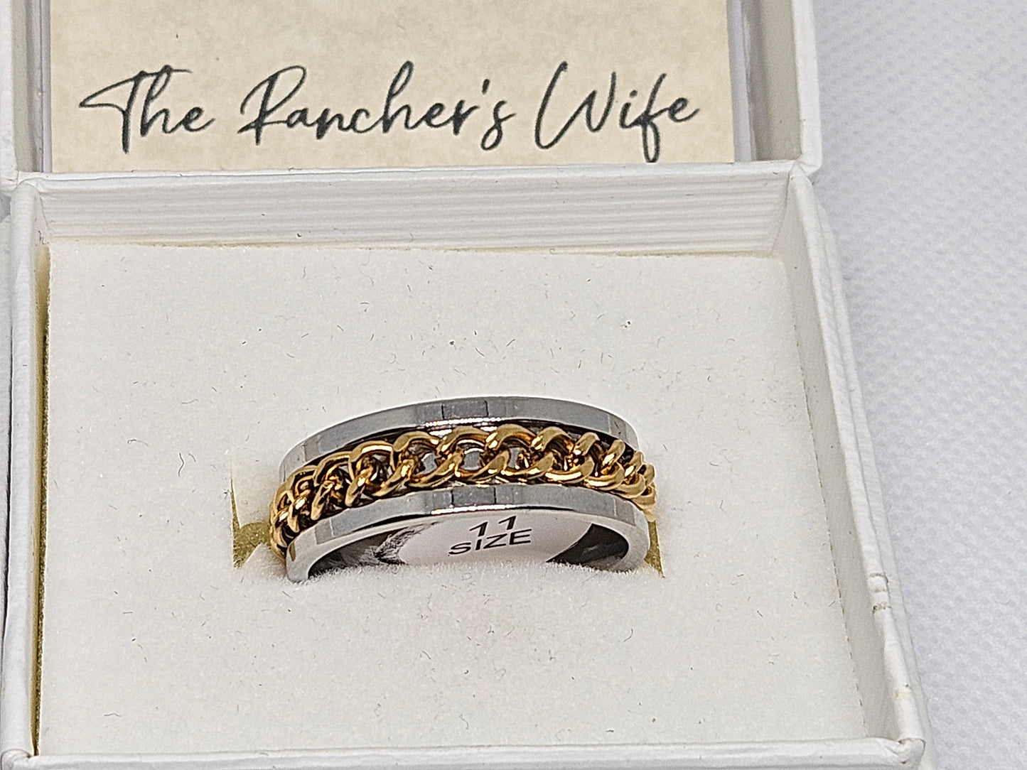 Mens Fidget Ring