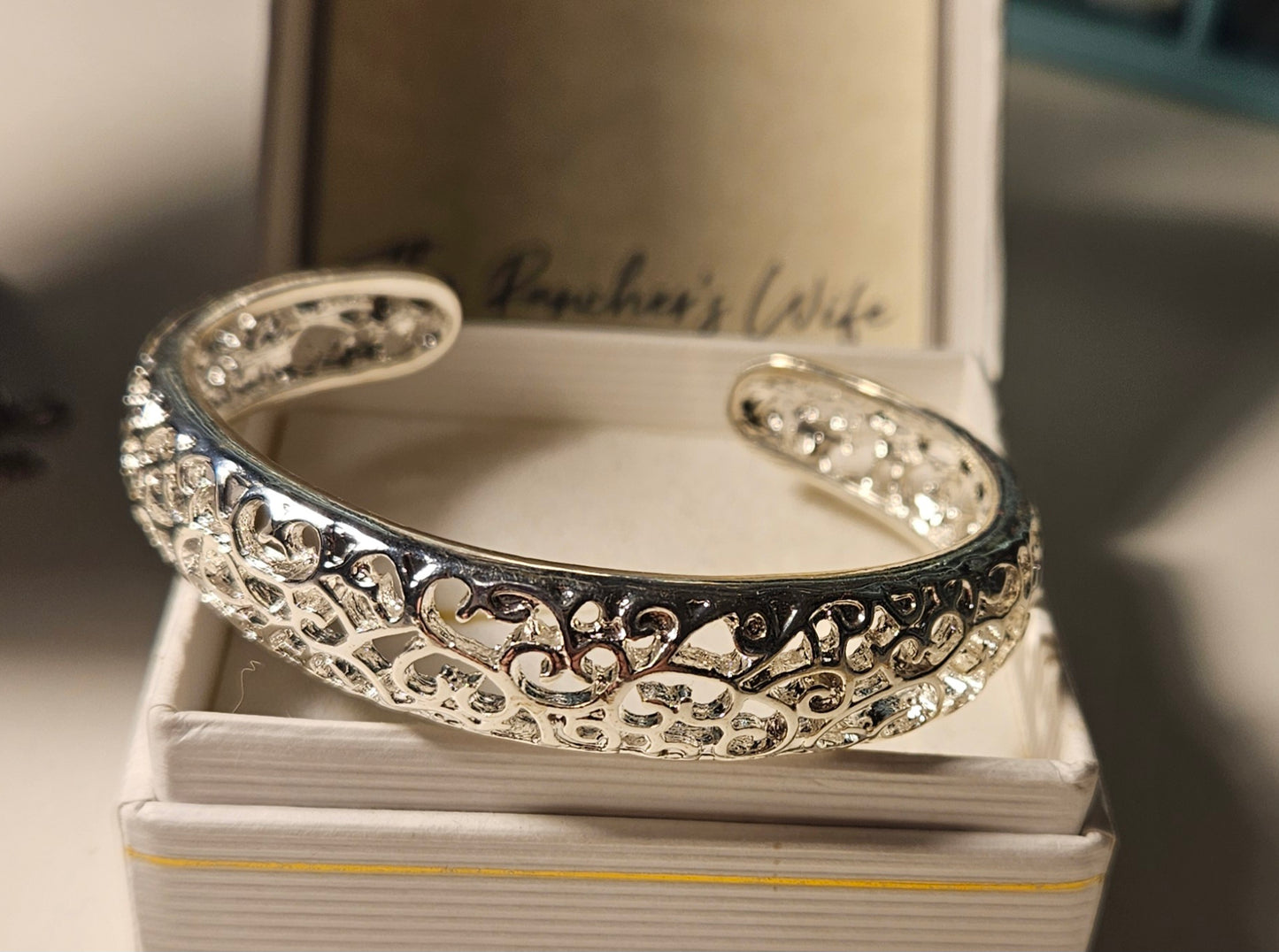 Silver Filigree Bangle