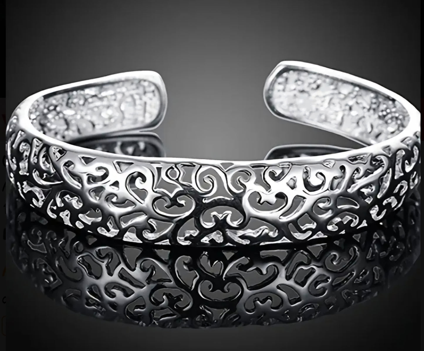 Silver Filigree Bangle