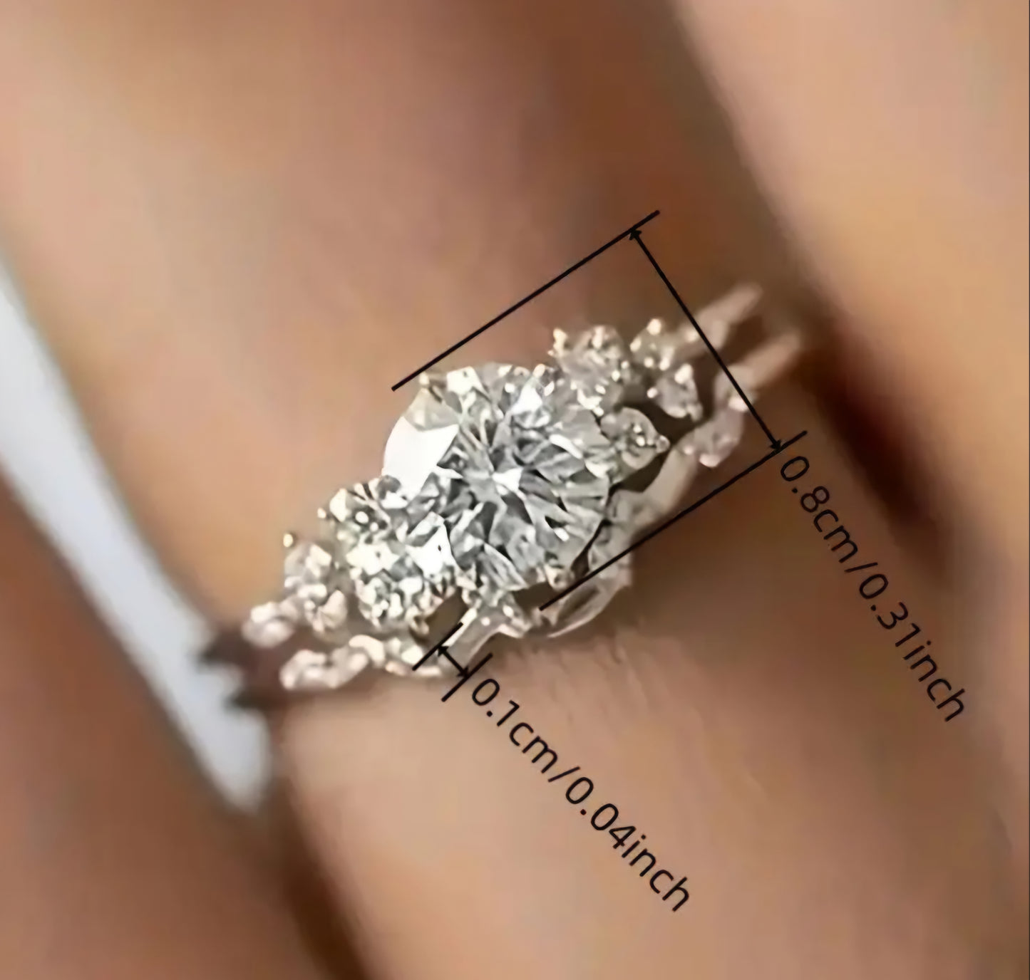 Ring -Zirconia Delicate Set
