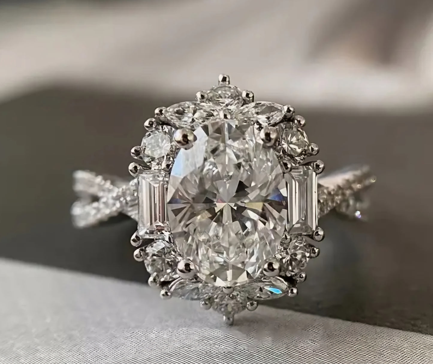 Sterling Silver Cocktail Ring