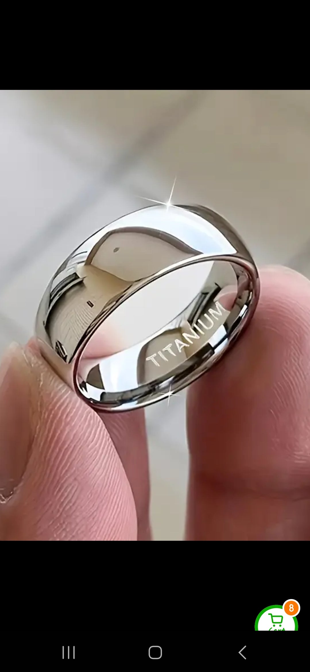 Mens Titanium Band