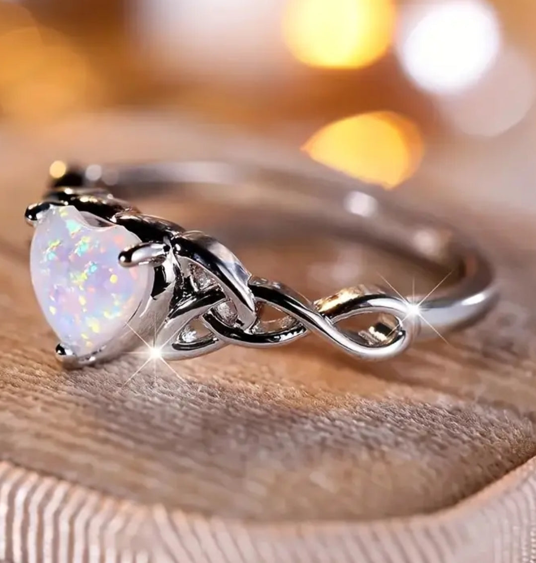 Coquettish Style Promise Ring