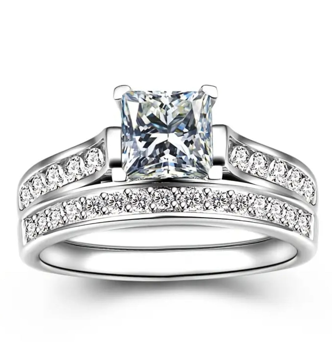 Stainless Steel Ring Fashion Engagement Ring