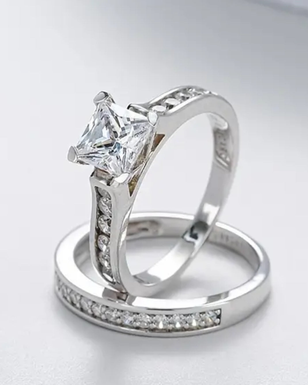 Stainless Steel Ring Fashion Engagement Ring