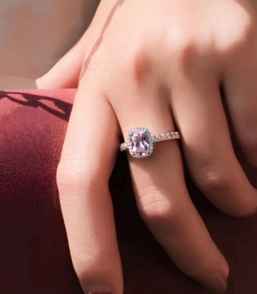 1 Women'S 925 Commitment Ring, Set with Synthetic Zirconia, Elegantly Designed to Shine