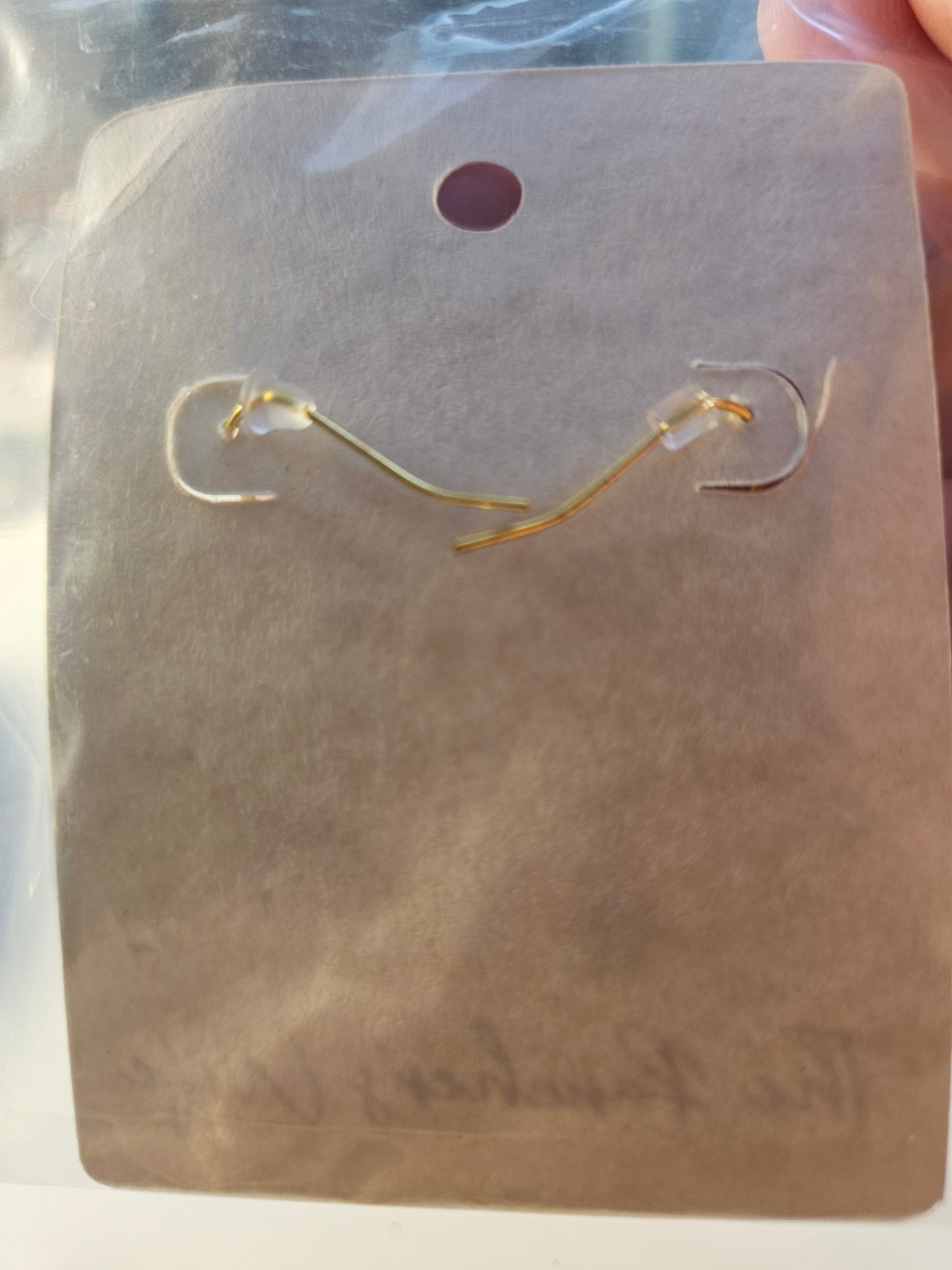 Glass and Crystal Hook Earrings