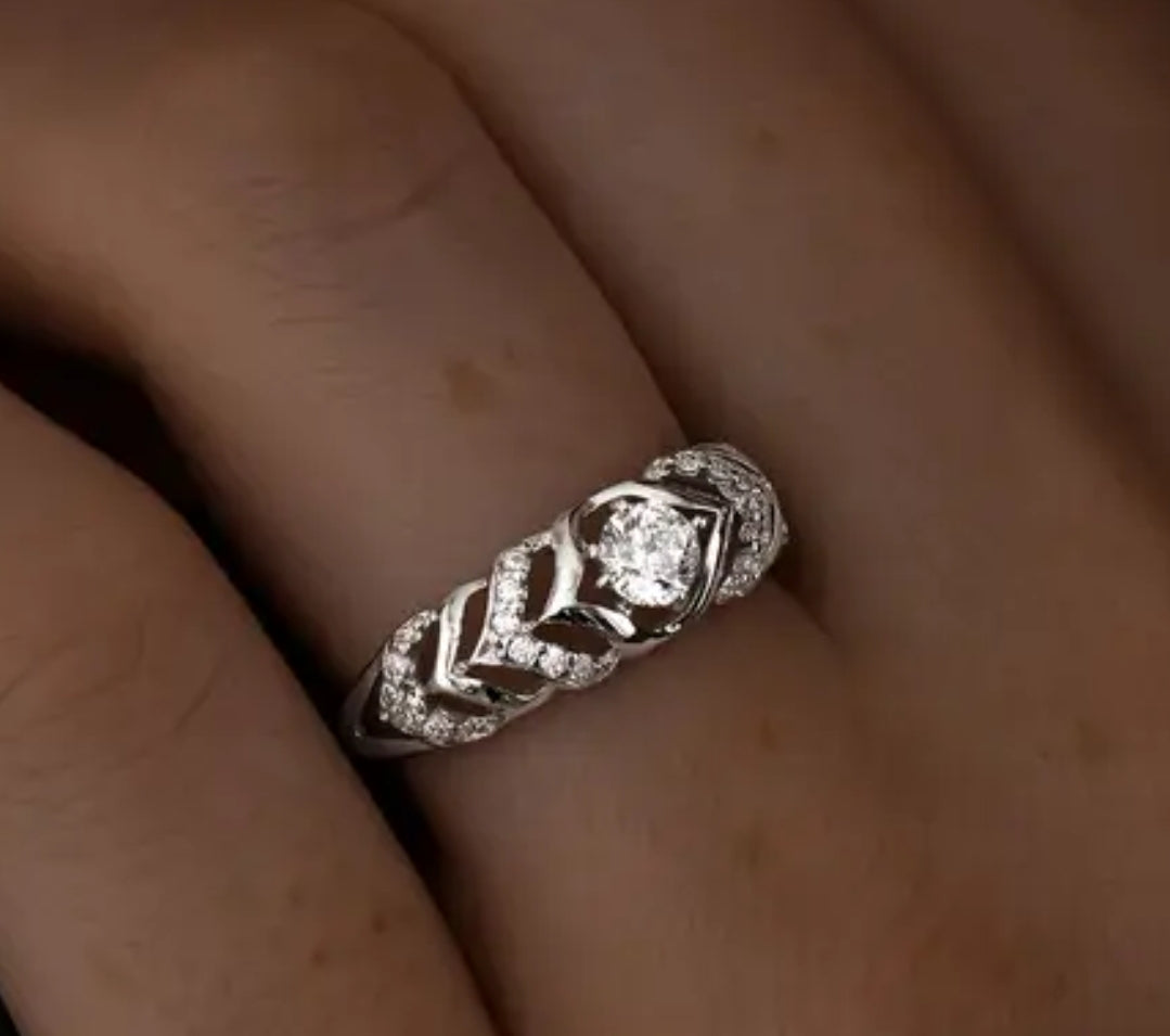 Sterling Silver Bando Ring