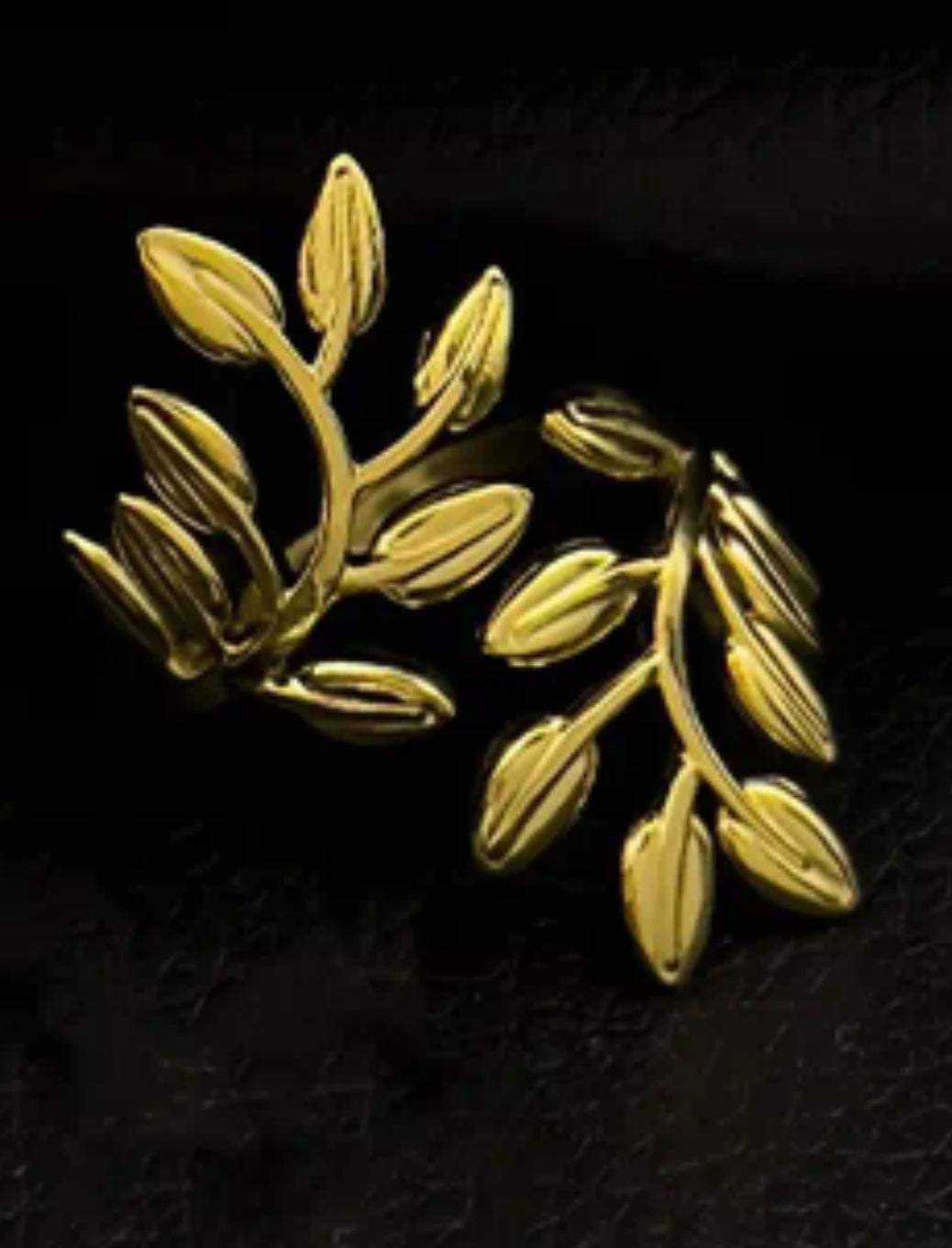 Elegant Adjustable Open Stainless Steel Floral Ring, Versatile for Daily Wear & Special Occasions