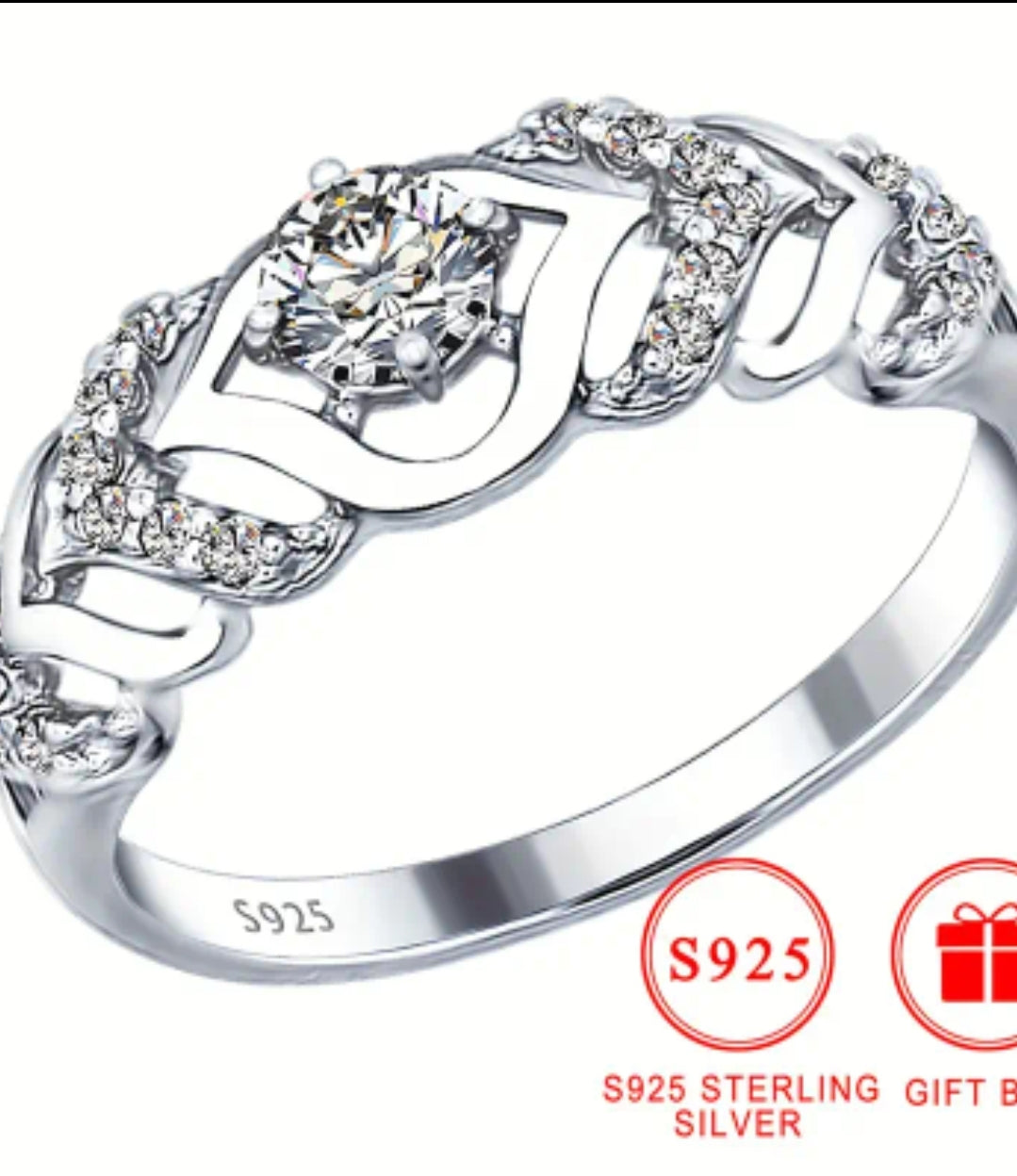 Sterling Silver Bando Ring