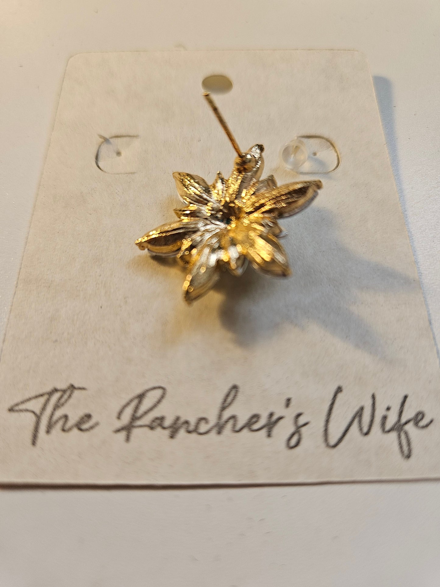 Snowflake Stud Earrings
