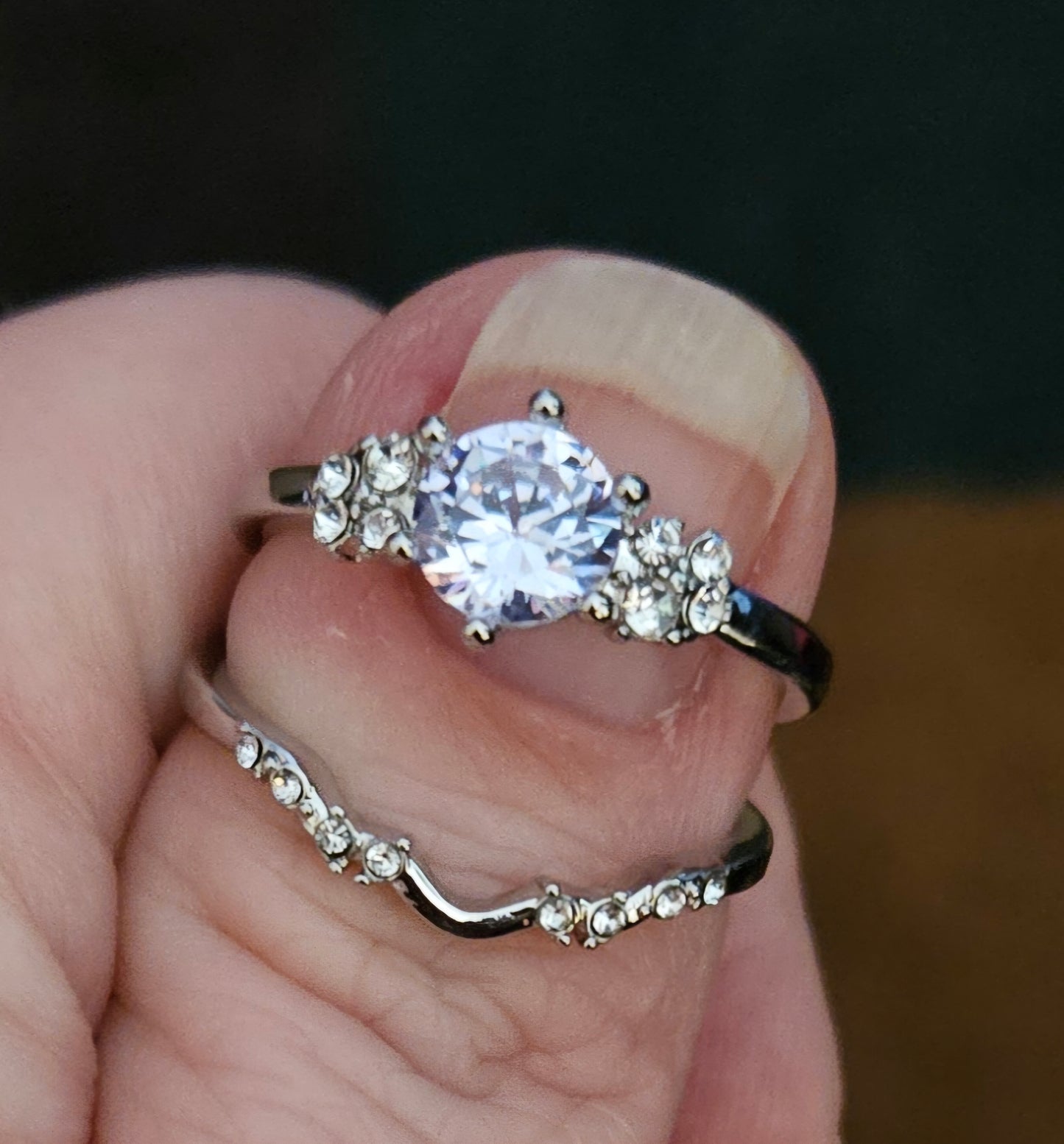 Ring -Zirconia Delicate Set