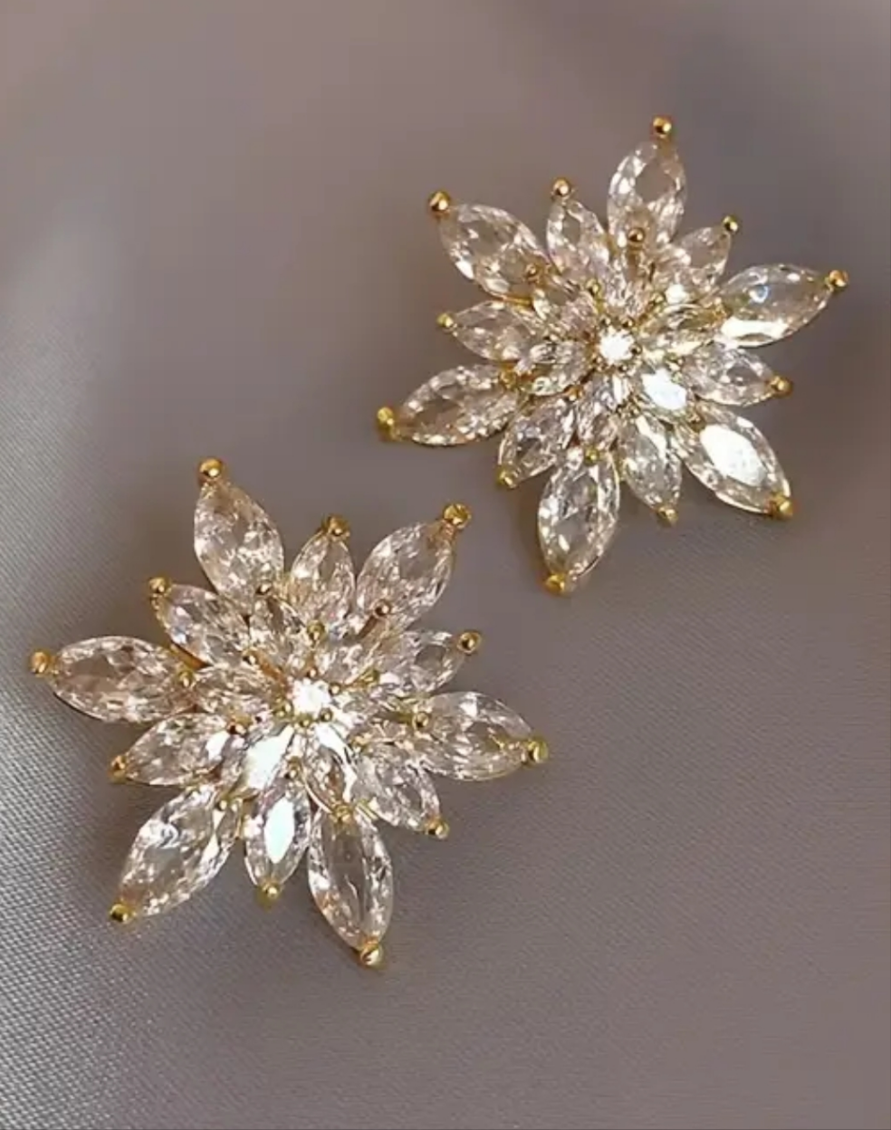 Snowflake Stud Earrings