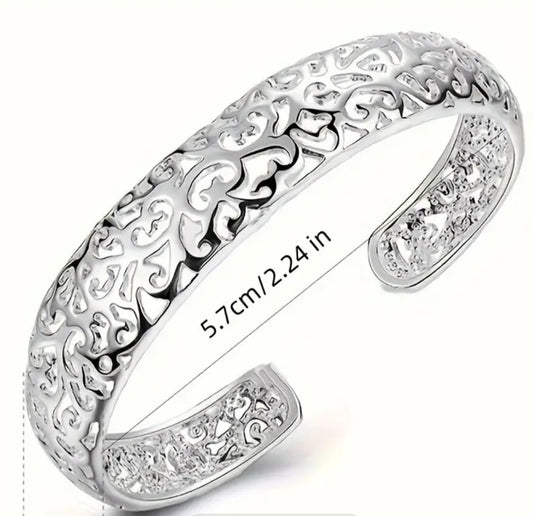 Silver Filigree Bangle