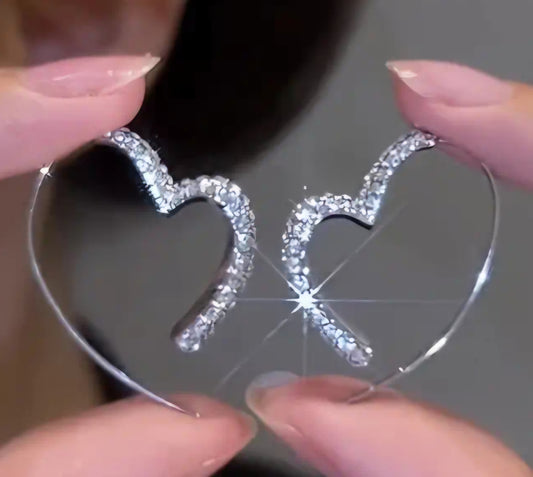 Earrings- Open Heart