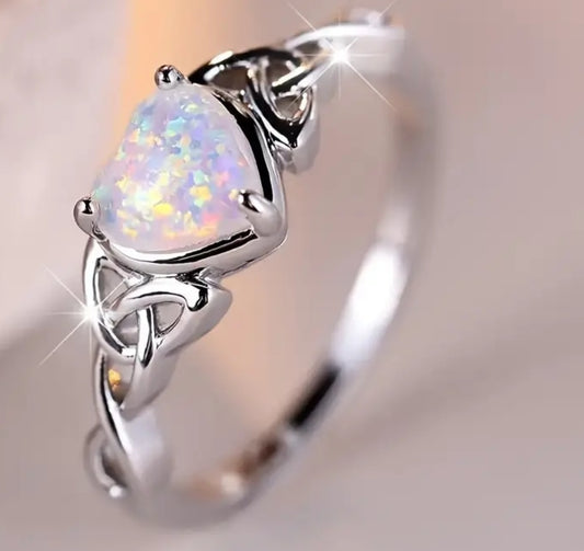 Coquettish Style Promise Ring