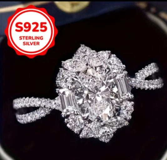 Sterling Silver Cocktail Ring